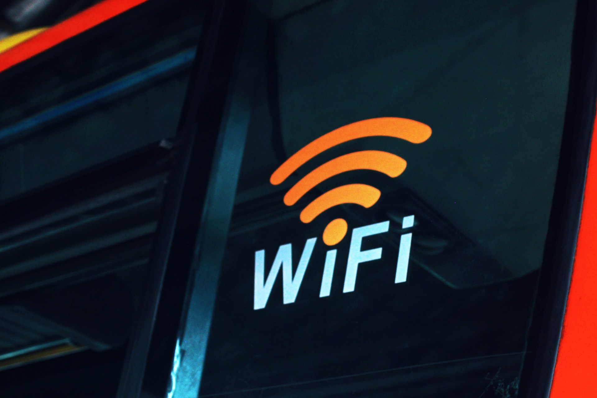 Wi-Fi icon and inscription